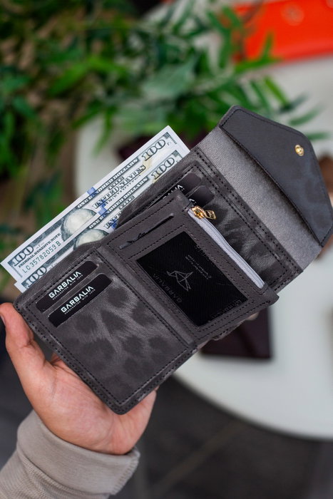 Zoozie Bags Columbia Antracita y Leopardo